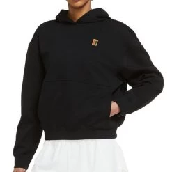 Nike Court Womens Fleece Hoodie 7 Nike Court Womens Fleece Hoodie -Tennis Promotion Store DC3580 010
