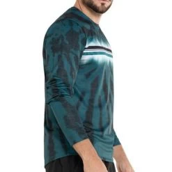 K-Swiss Stripe Dye Long Sleeve Crew