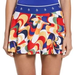 Penguin Retro Abstract Print Skirt -Tennis Promotion Store O1KBSD02 439