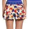 Penguin Retro Abstract Print Skirt 1 Penguin Retro Abstract Print Skirt -Tennis Promotion Store O1KBSD02 439 2