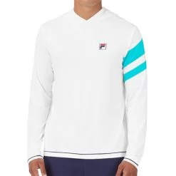 Fila Tie Breaker Long Sleeve Hoodie -Tennis Promotion Store TM31D010 100
